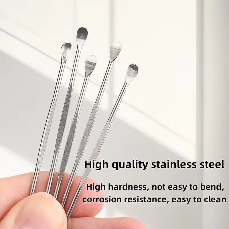 Stainless Steel Earwax Removal Tools Ear Wax Cleaner Pick Digging Artifact Cleaning Ears Remover For Clean Your Kit Gadgets