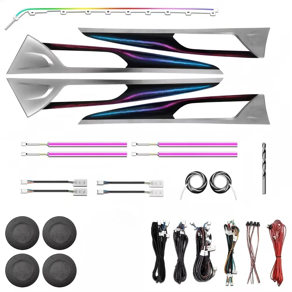 

Upgrade 256 Colors Symphony Car Interior Ambient Lighting for BMW X3 X4 G01 G02 2018-2024 Atmosphere Trim Accessories