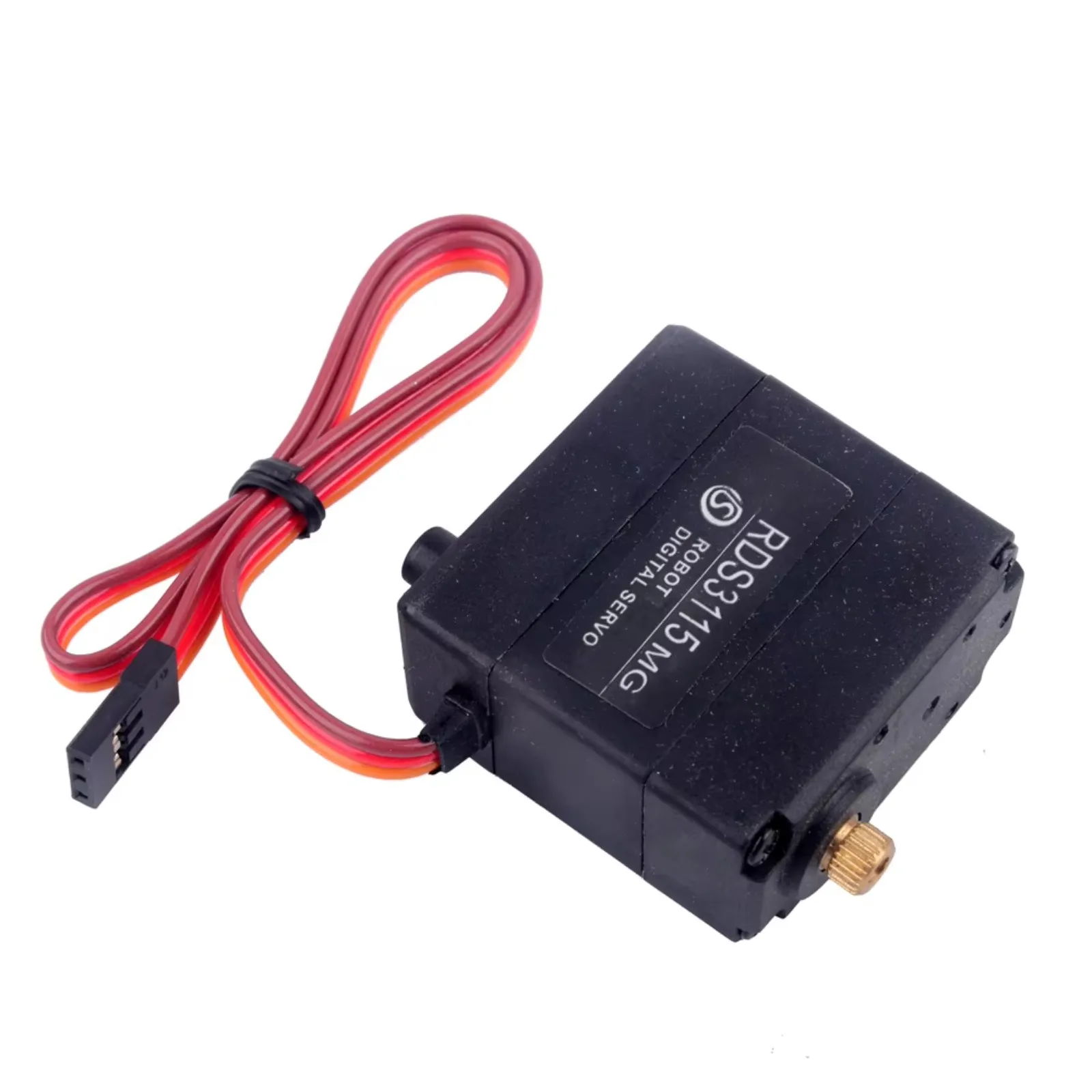 DS Servo RDS3115MG 17KG Servo Digital 180/270 Graus Metal Gear com Suporte em U para Carro RC/Robô/Barcos