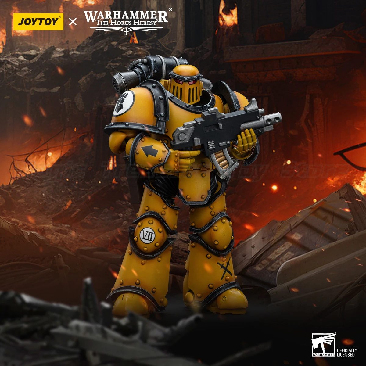 

В наличии: Фигурка JOYTOY Warhammer 40K Imperial Fists Legion Mkill Tactical Squad Legionary with Bolter, масштаб 1/18