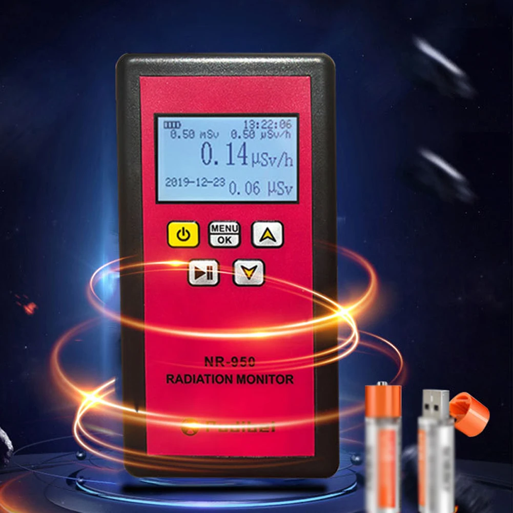 Imagem -04 - Detector de Radiação Nuclear Portátil Portátil com Display Lcd Testador Radioativo Doméstico Nr750 850 950
