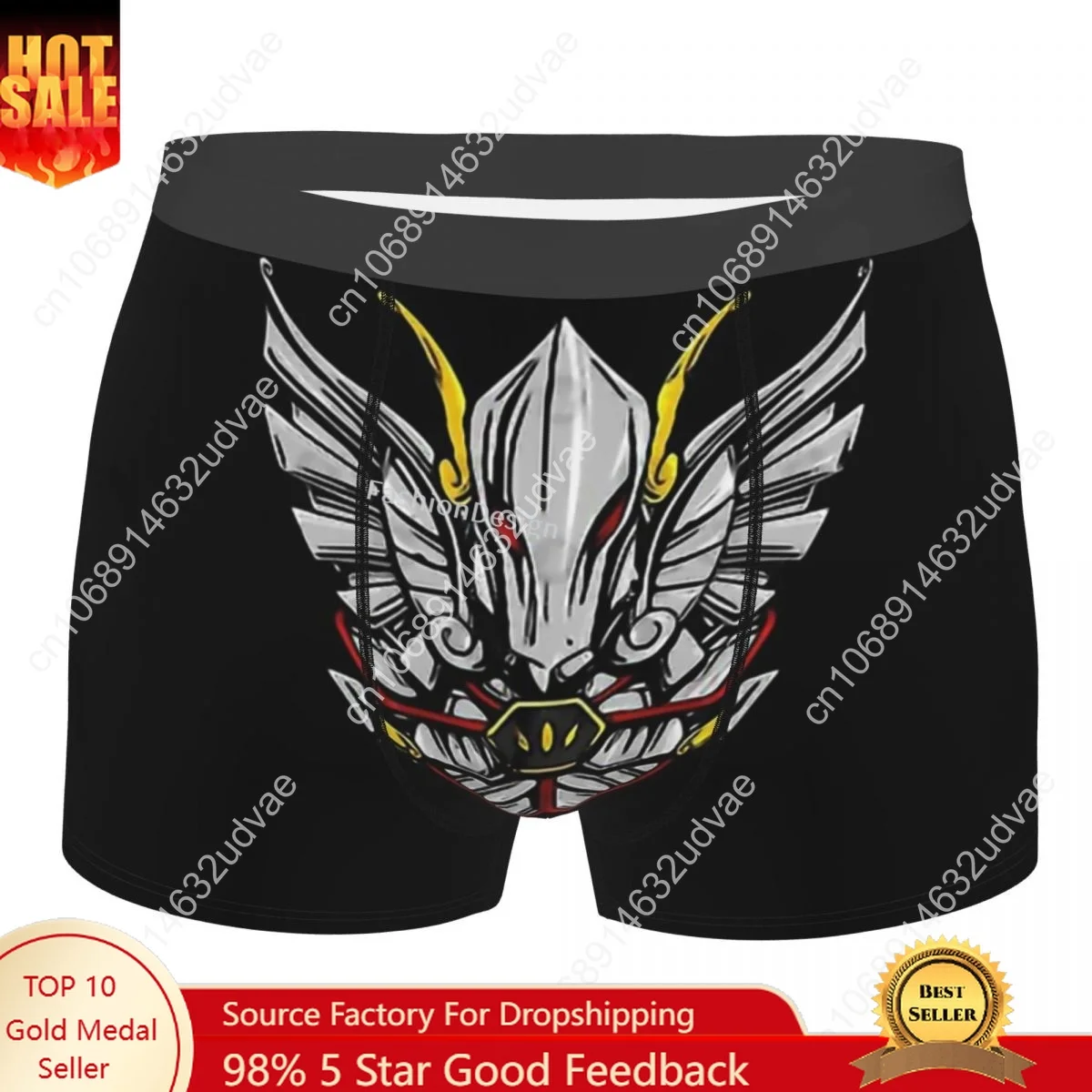 

Pegasus Cloth Saint Seiya Knights of the Zodiac Cosmo Athena Anime Underpants Homme Panties Male Underwear Ventilate Boxer Brief