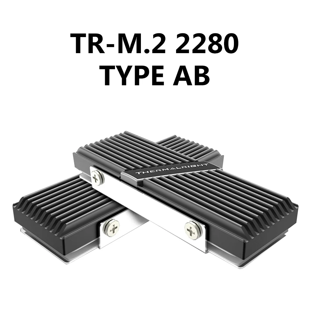 

Радиатор Thermalright, твердотельный радиатор из алюминиевого сплава с термопрокладкой, компьютерные аксессуары для M.2 NVME NGFF 2280