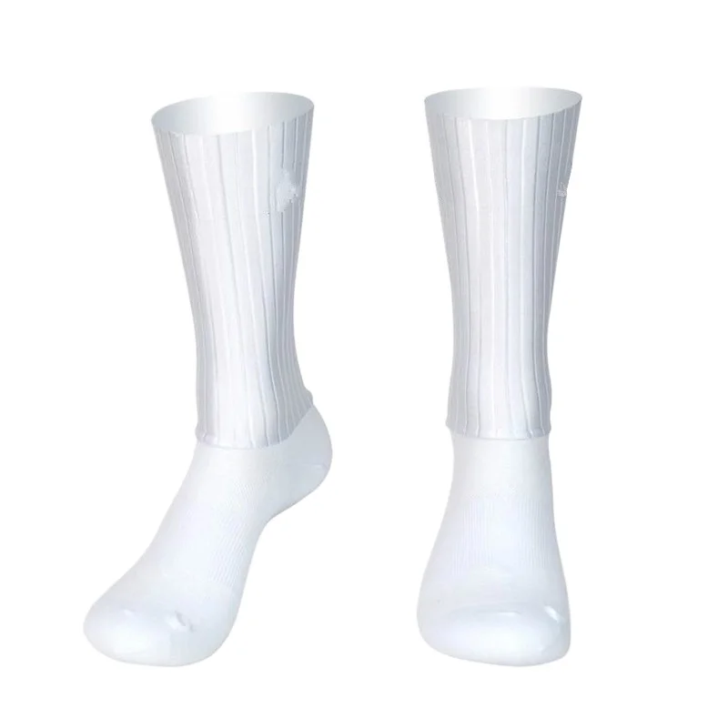 

Socks Summer Anti Aero Whiteline Cycling Slip Silicone Socks Men Bicycle Sport Running Bike Socks Calcetines Ciclismo