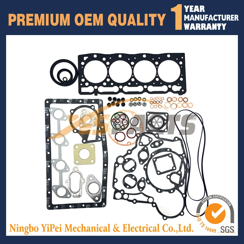 V1505 Full Gasket Kit cylinder head gasket For Kubota