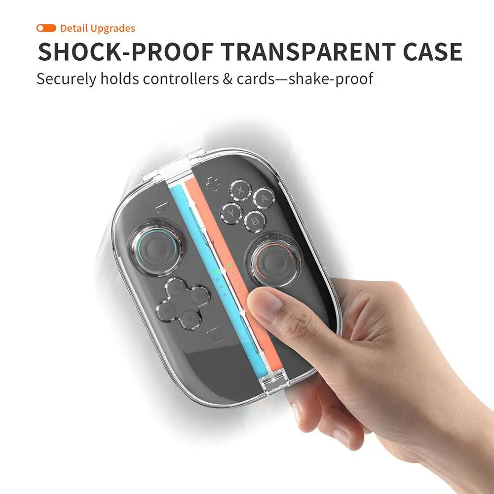New Transparent TPU Case For Switch 2 Joycon Controller Anti-Scratch Shell Protective Cover Compatible Switch 2 Joy Con