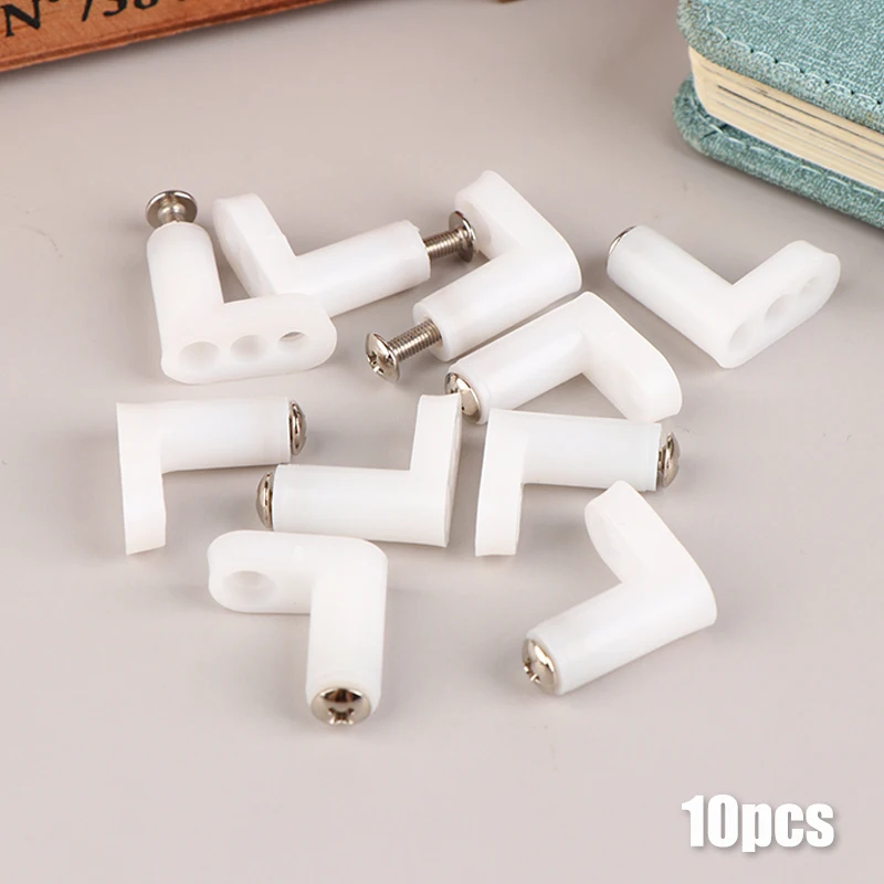 【10Set PCB Type Mounting Feet With Screws For Motherboard Fixed Host Fixing Feet L Right Angle Bracket Fixing Feet Fittings】