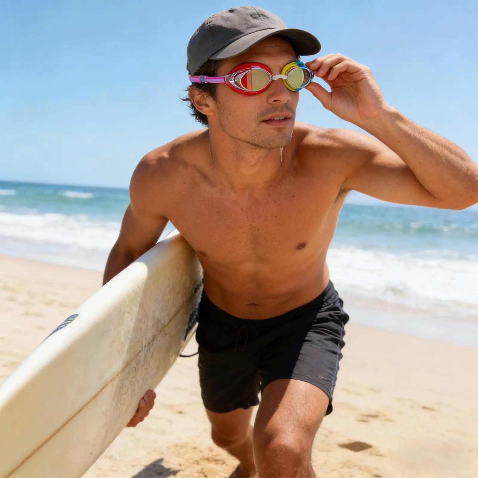 Pool Goggles For Men Anti-Fog Leakproof Pool Glasses Unisex Adult Swimming Goggles For Surfing Sports Beach Training River