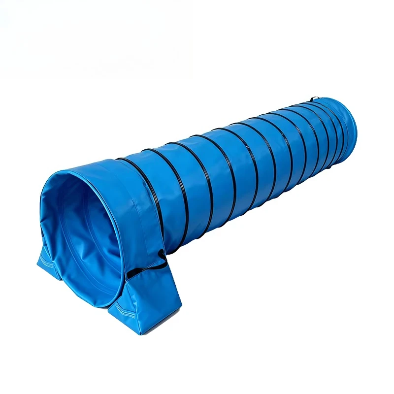 Flexible flame retardant and anti-aging pet dog tunnel, for pet agility training, IPX5 waterproof, high temperature resistance