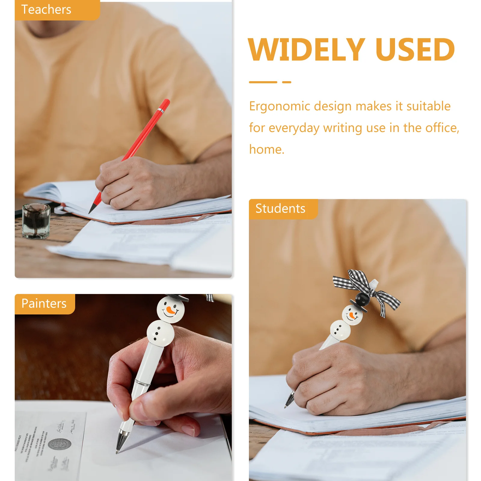 

1Set Beadable Pens Bulk Unique Exquisite Craft Pen Kit Portable Household Ballpoint Pen for Teens Adults Daily Use