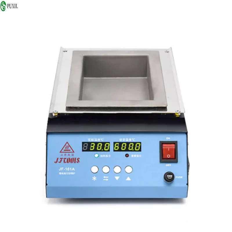 NEW 220V/110V Solder Pot Tin Melting Furnace Thermoregulation Soldering Desoldering Bath 50mm to 350mm 30~400 Degree Ajustable