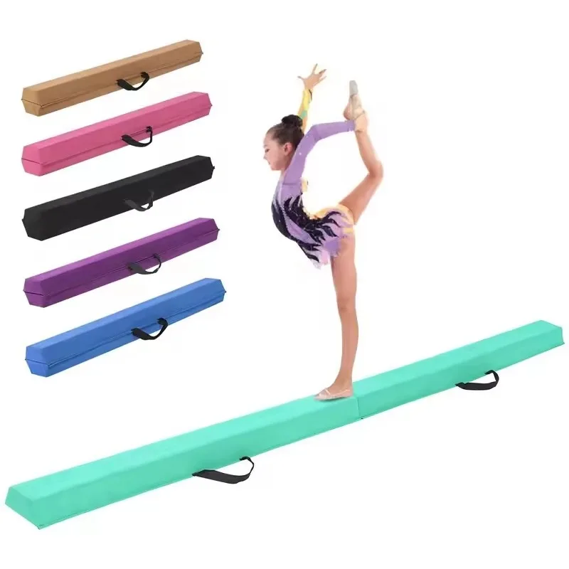 

Portable 10ft Non-Slip Folding Balance Beam Home and Gym Children's Training Equipment Comfort Gymnastics Foam Training Aids