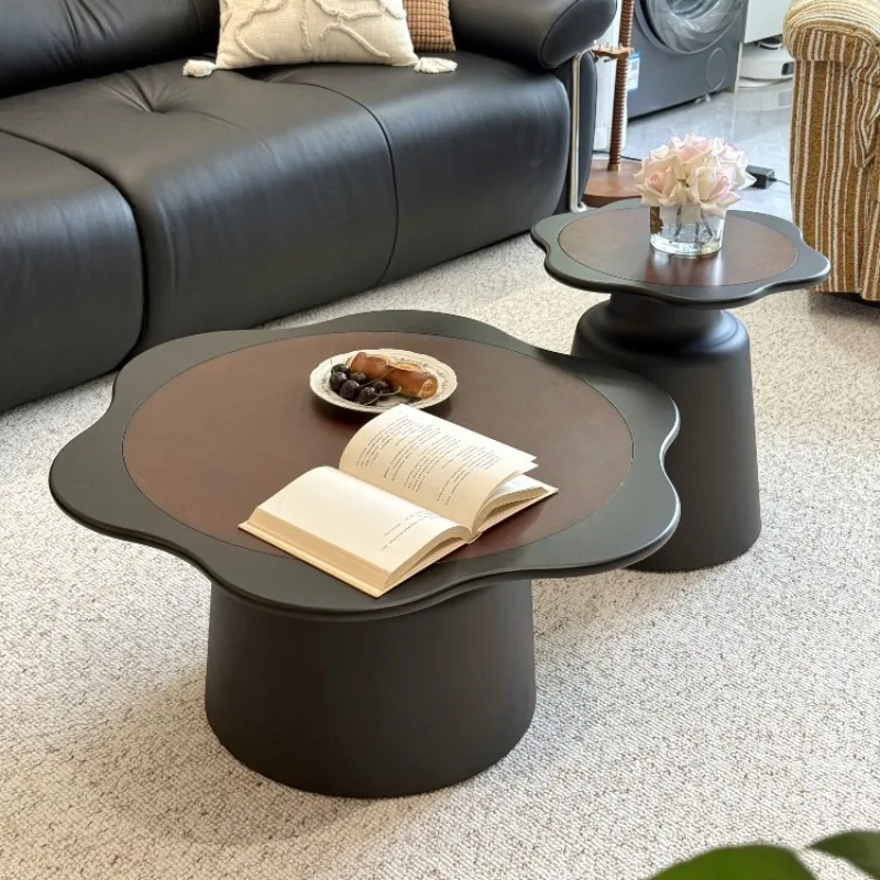 Black Wooden Coffee Tables Wabi Sabi Corner Funky Large Coffee Tables Sofas Irregular Muebles Baratos En Ofertas Room Furniture