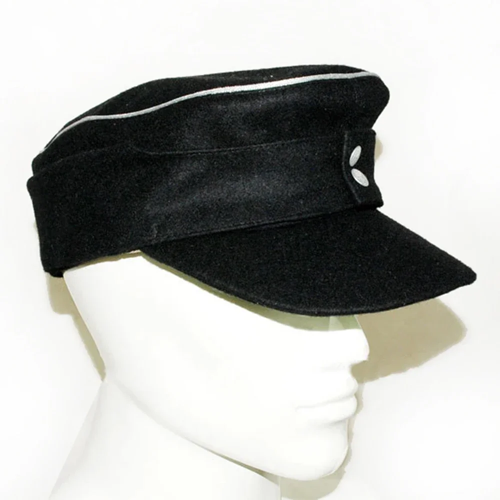 GERMAN WH ELITE OFFICER M43 PANZER WOOL FIELD CAP HAT