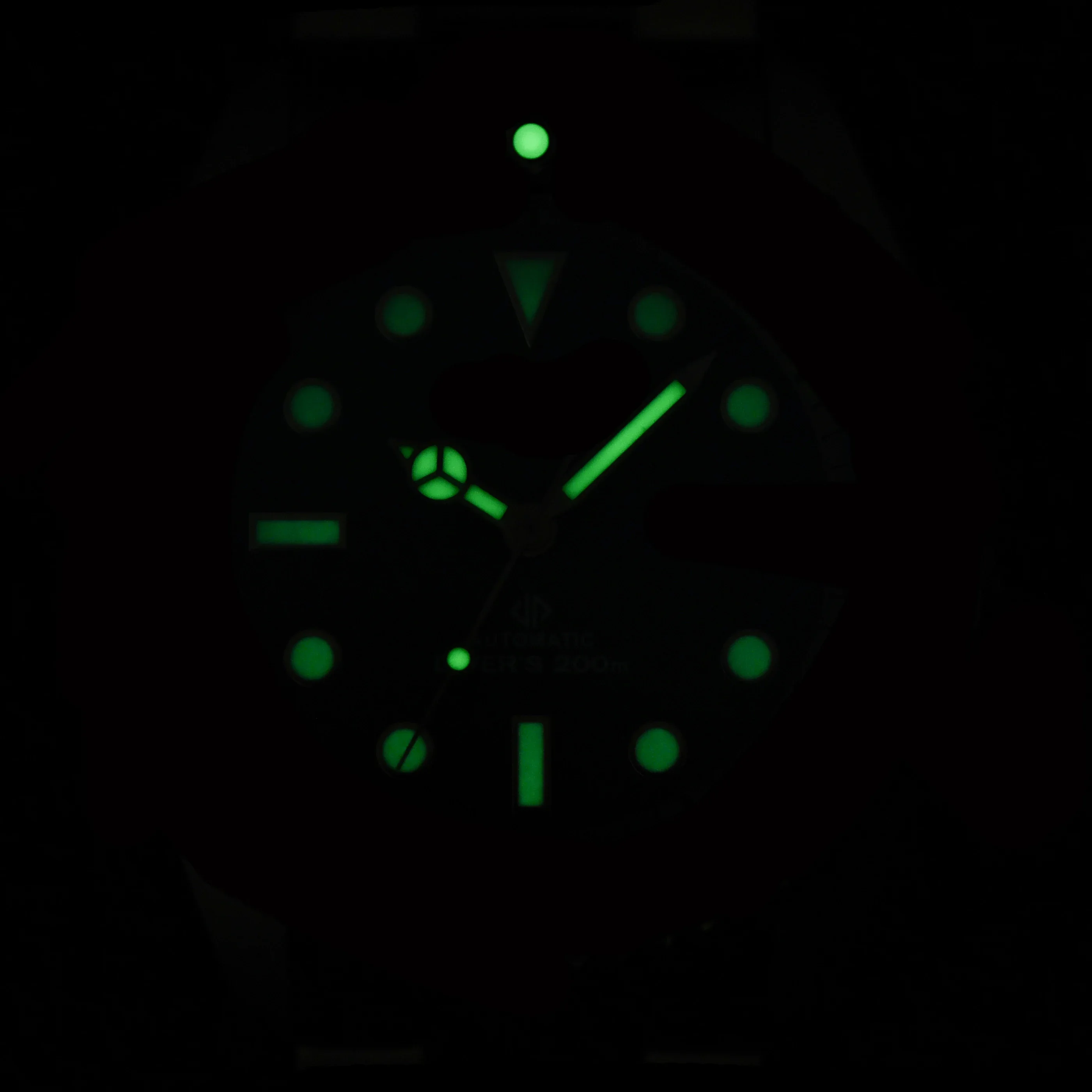 Heimdallr Watch For Men HM06 Sumo SBDX 200M Waterproof Sapphire Crystal Glass C3 Luminous Green Dial NH36 Automatic Movement