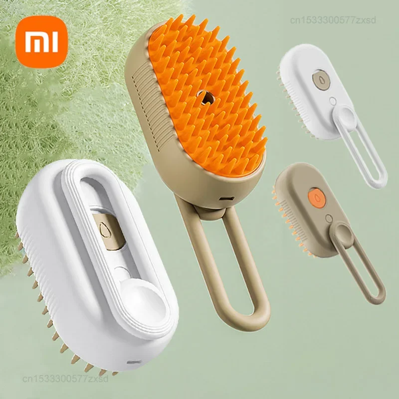 

Расческа-спрей для домашних животных Xiaomi для кошек и собак, электрическая расческа для удаления волос с электроприводом, расческа для удаления волос с одним ключом, противолетающая массажная щетка, чистые расчески