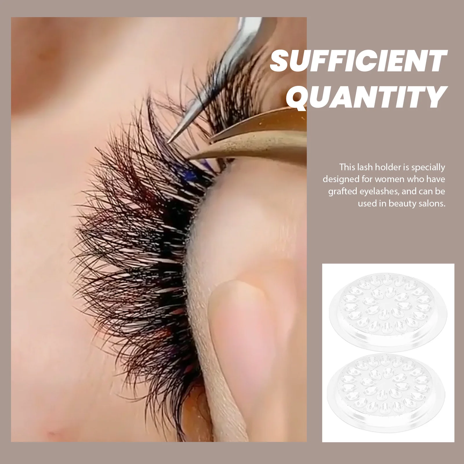 30Pcs Lash Holder Eyelash Extension Tools Organizer Grafting Eyelash Plates Pad Storage Container for False Lashes