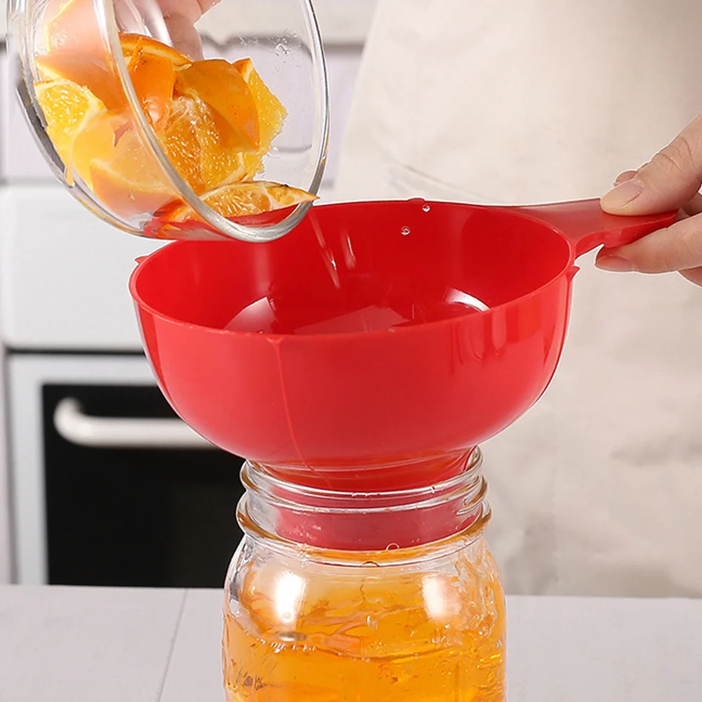 

Пластиковая воронка для консервов, воронка с широким горлышком, банки, воронки с длинной горловиной, воронки для наполнения жидкостью, бытовой кухонный гаджет