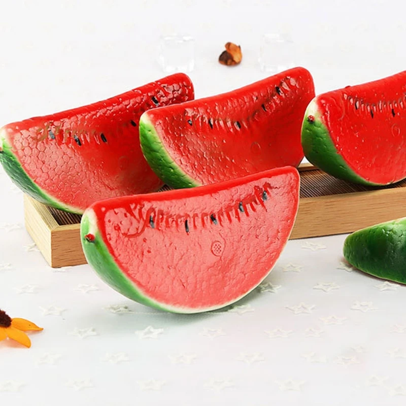 Artificial Water Melon Simulation Fruit Model Display Props for Hotel Dining Room Restaurant Store Shop