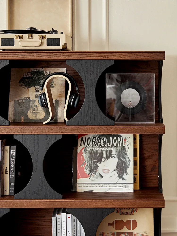 Vintage Solid Wood Storage Curio Cabinet