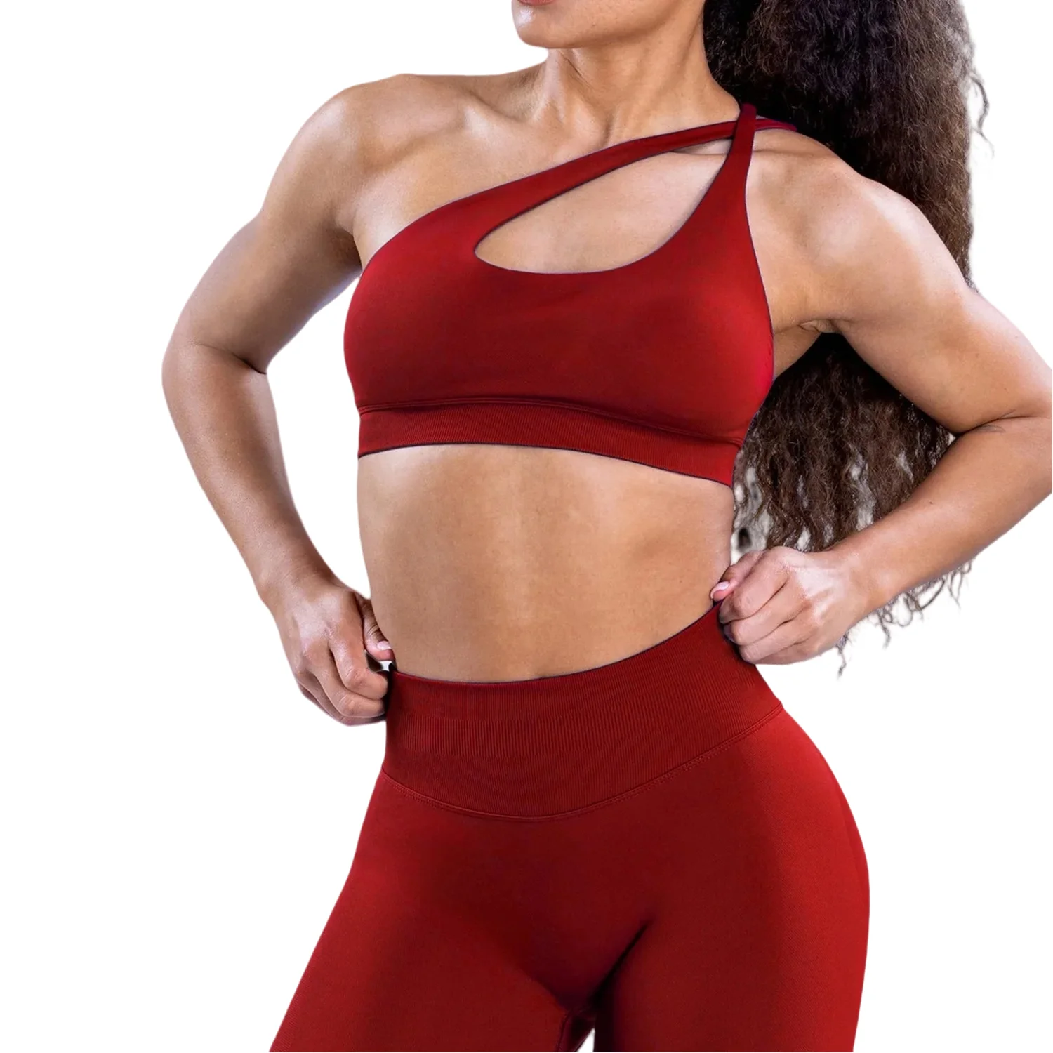 Seamless Push-Up Sports Bra for Women, Halter Top Open Back High Support Yoga Bra, Gym Fitness Underwear