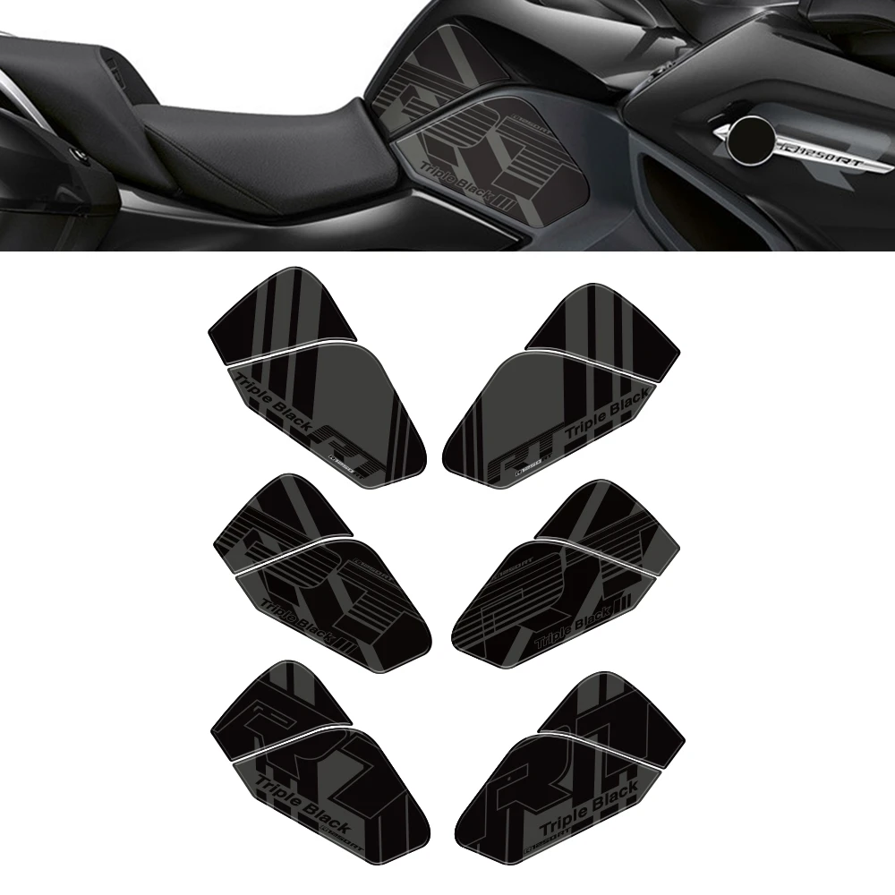 For BMW R1250RT R 1250 RT 2019-2024 Motorcycle 3D Gel Knee Tank Side Protectors Stickers Paint Protection Decal Kit
