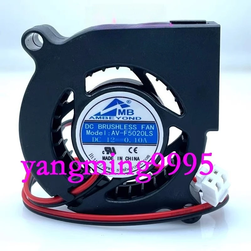 New Fan for AV-F5020LS 12V 0.10A 5CM 5020 Turbo Blower Cooling Fan 50 * 50 * 20MM