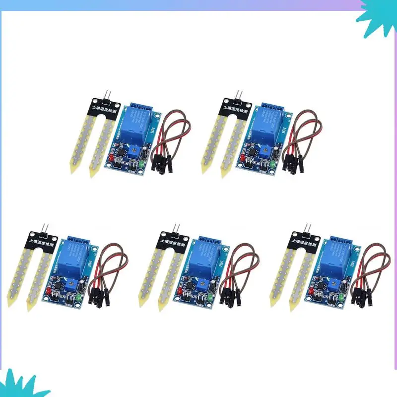 ABZW 5X DC 12 В датчик влажности почвы релейный модуль управления автоматический полив влажности пусковой переключатель