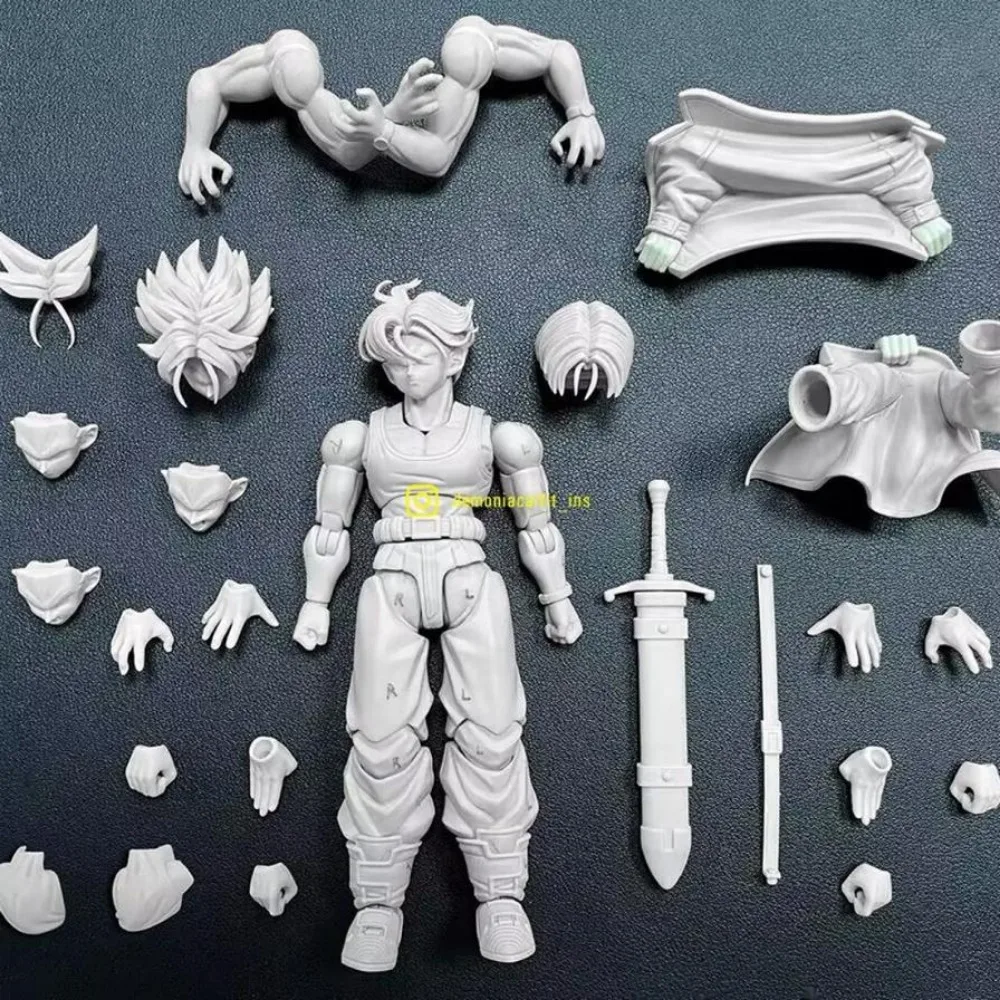 Demoniacal Fit Dragon Ball Z Super Saiyan Trunks S.H.Figuarts De Morgen Kinderen Anime Actiefiguren Collectie Model Geschenken