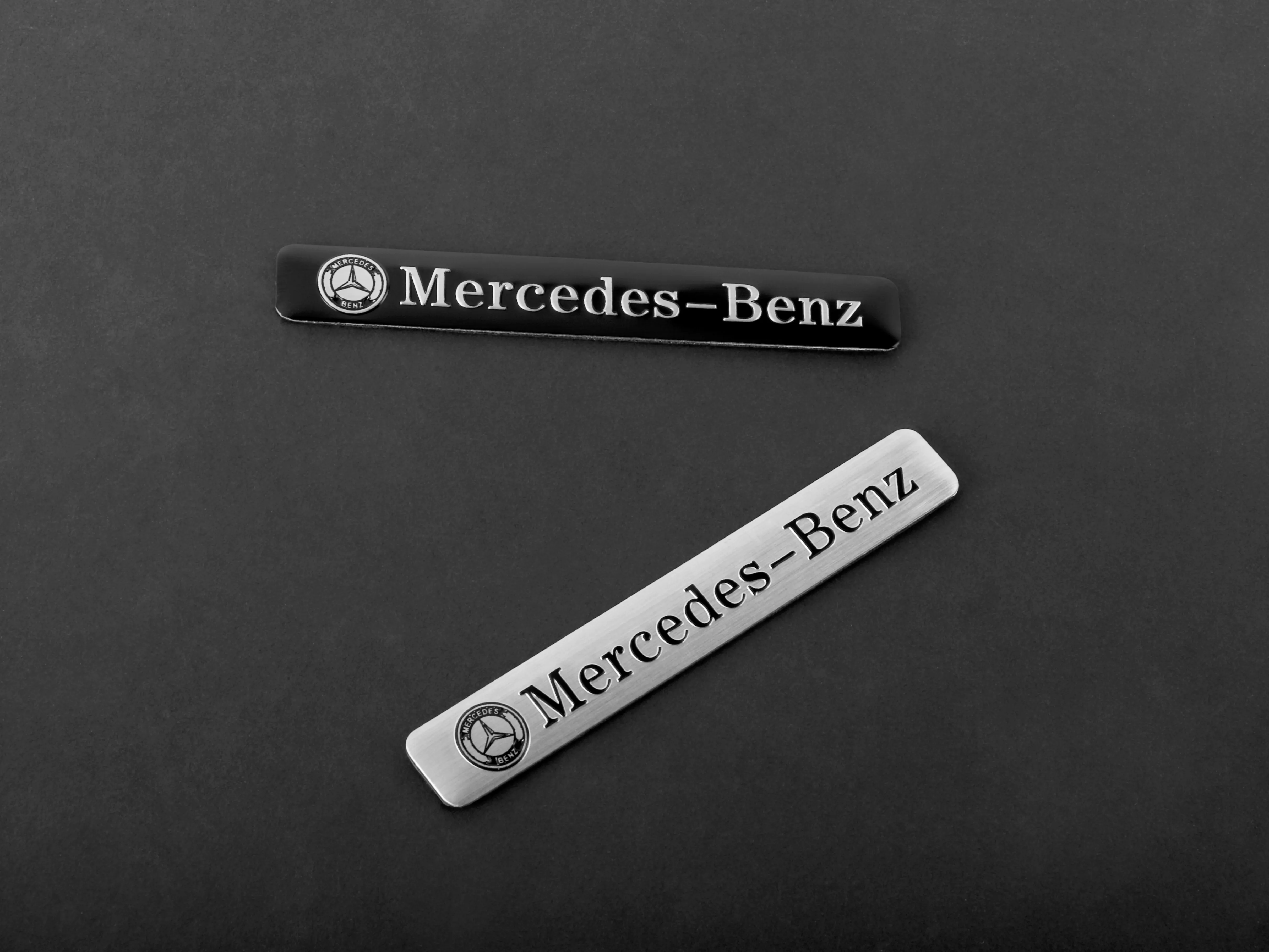 1PCS Aluminum Alloy Car Styling Badge Sticker for Mercedes Benz Maybach W204 W205 W211 W203 Amg W177 W213 GLK CLS GLC CLA GLA