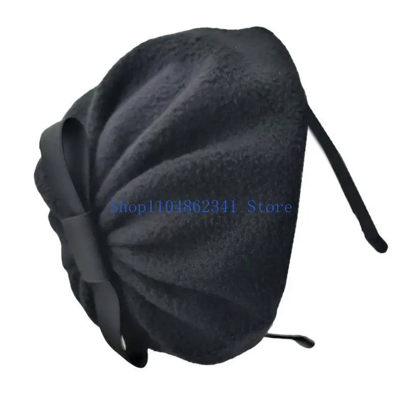 5asd فاسيناتور عتيق مع فيونكة كبيرة الحجم للحفلات التنكرية عصابة رأس أنيقة خوذة صور دعائم #3