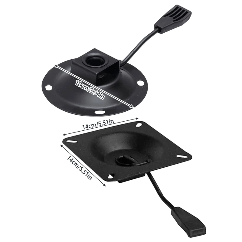 2pc Office Chair Tilt Base Replacement for Height Adjustment Base Plate