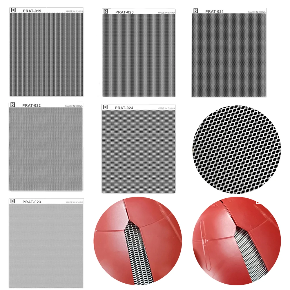 

Photo-Etched Radiator Mesh/Grill Diamond/Honeycomb/Hexagon/Octagon/Rectangle Cells for Modeling Photo-Etched Detailing Tool