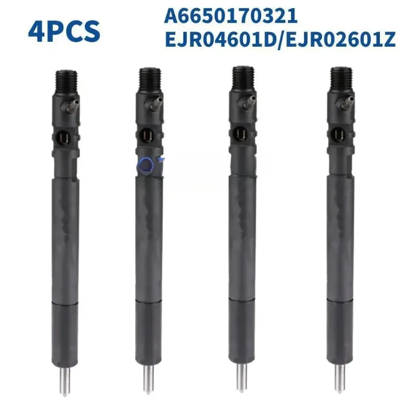 

4 шт. в упаковке EJRO4601D EJR02601Z A6650170321 дизельный новый инжектор Common Rail в сборе для SSANGYONG Stavic Kyron Rexton Euro 3-