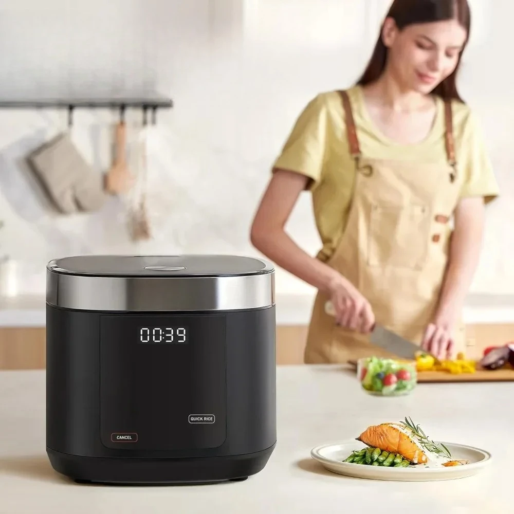 l l L Olla arrocera 18 funciones, olla múltiple, calentador, olla de cocción lenta, saltecha, temporizador, tecnología lógica peluda de estilo japonés,