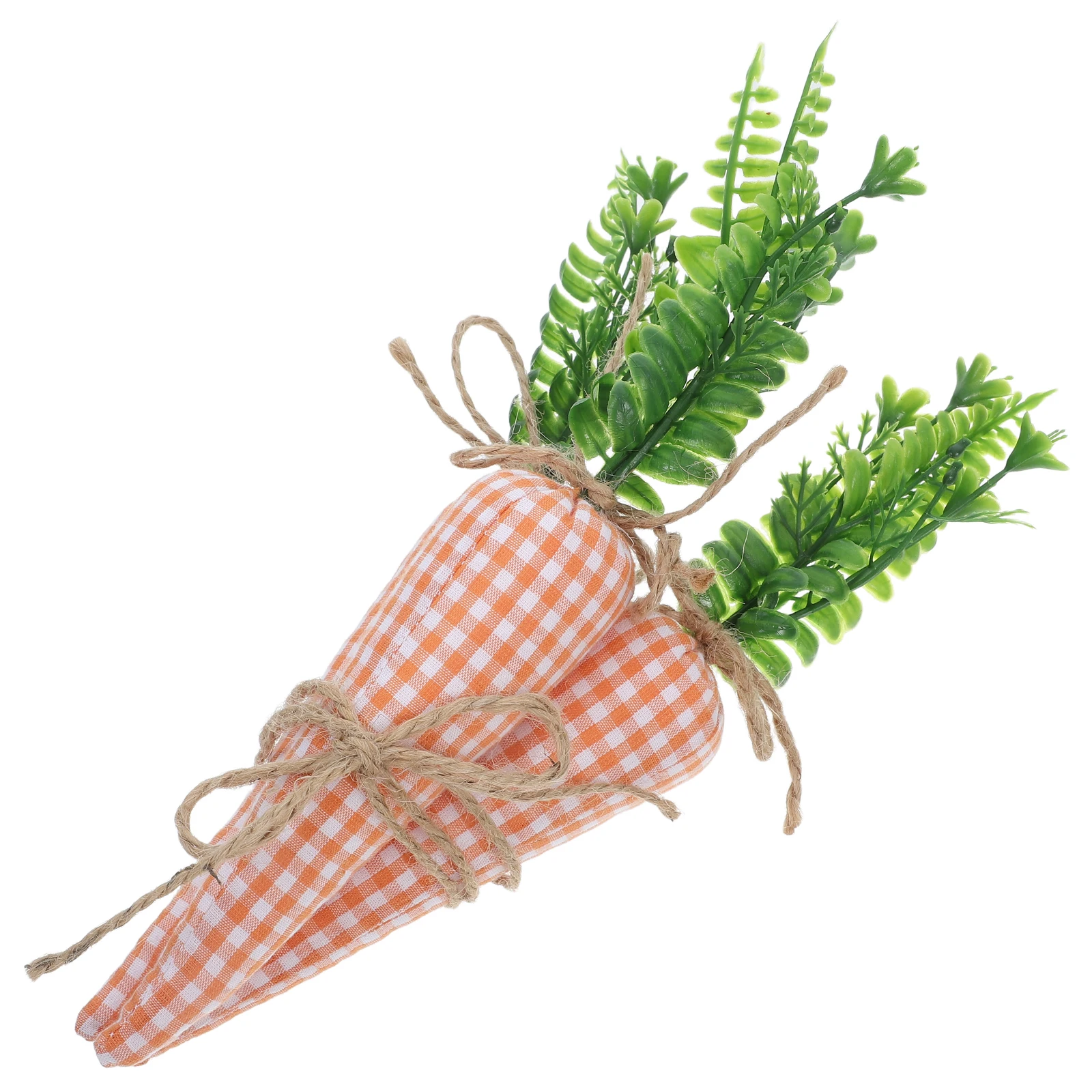 

3pcs Lifelike Carrot Decorations for Easter Party Tray Home Dining Bookshelf Fake Vegetable Ornaments Cloth Carrots