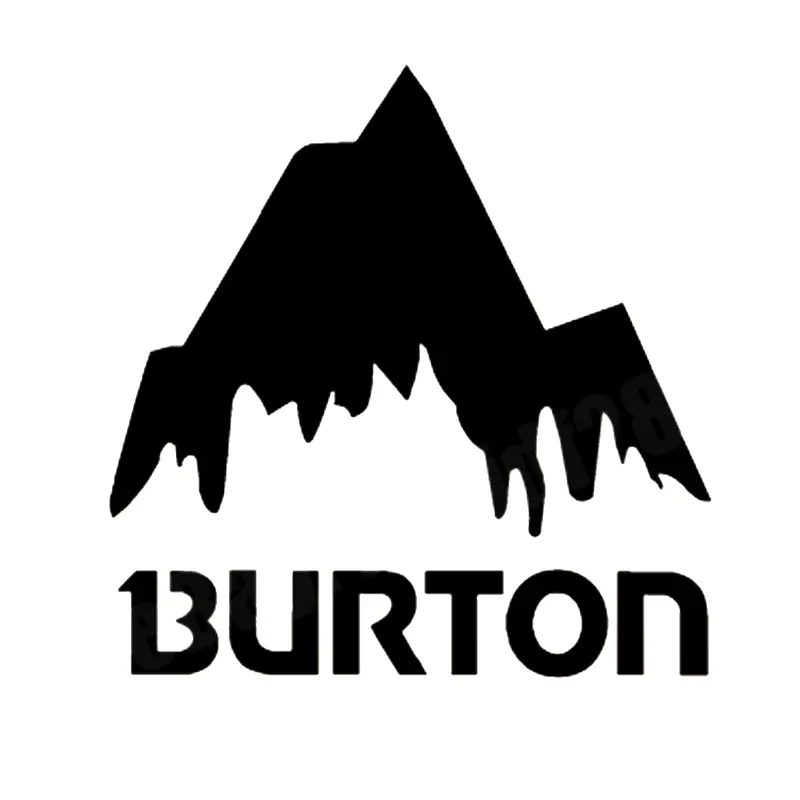 High Quality Burton Mountain Ski Snowboard Vinyl Funny Car Window Bumper Novelty JDM Drift Vinyl Sticker Decal 16cm*16cm