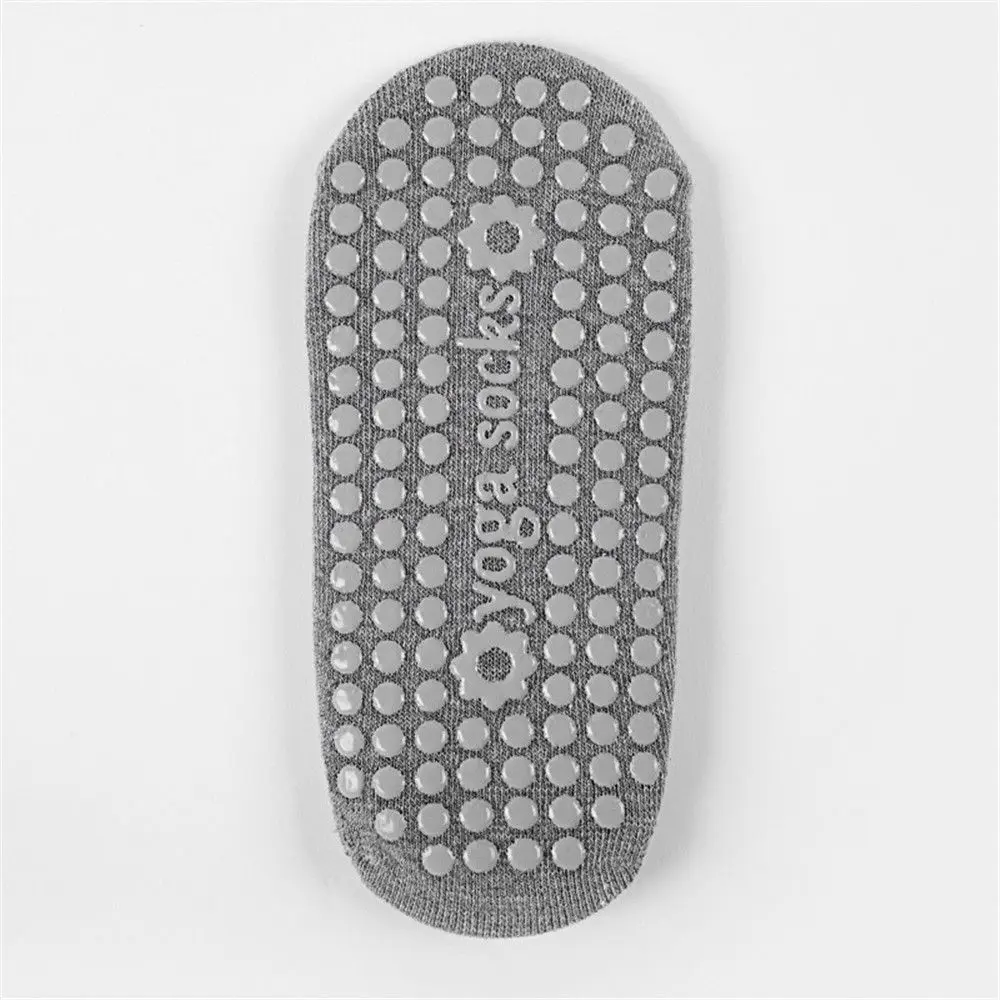 

Sticky Grippers Cotton Socks Silicone Sole Women Breathable Anti Slip Ballet Cross Yoga Socks Pilates Socks