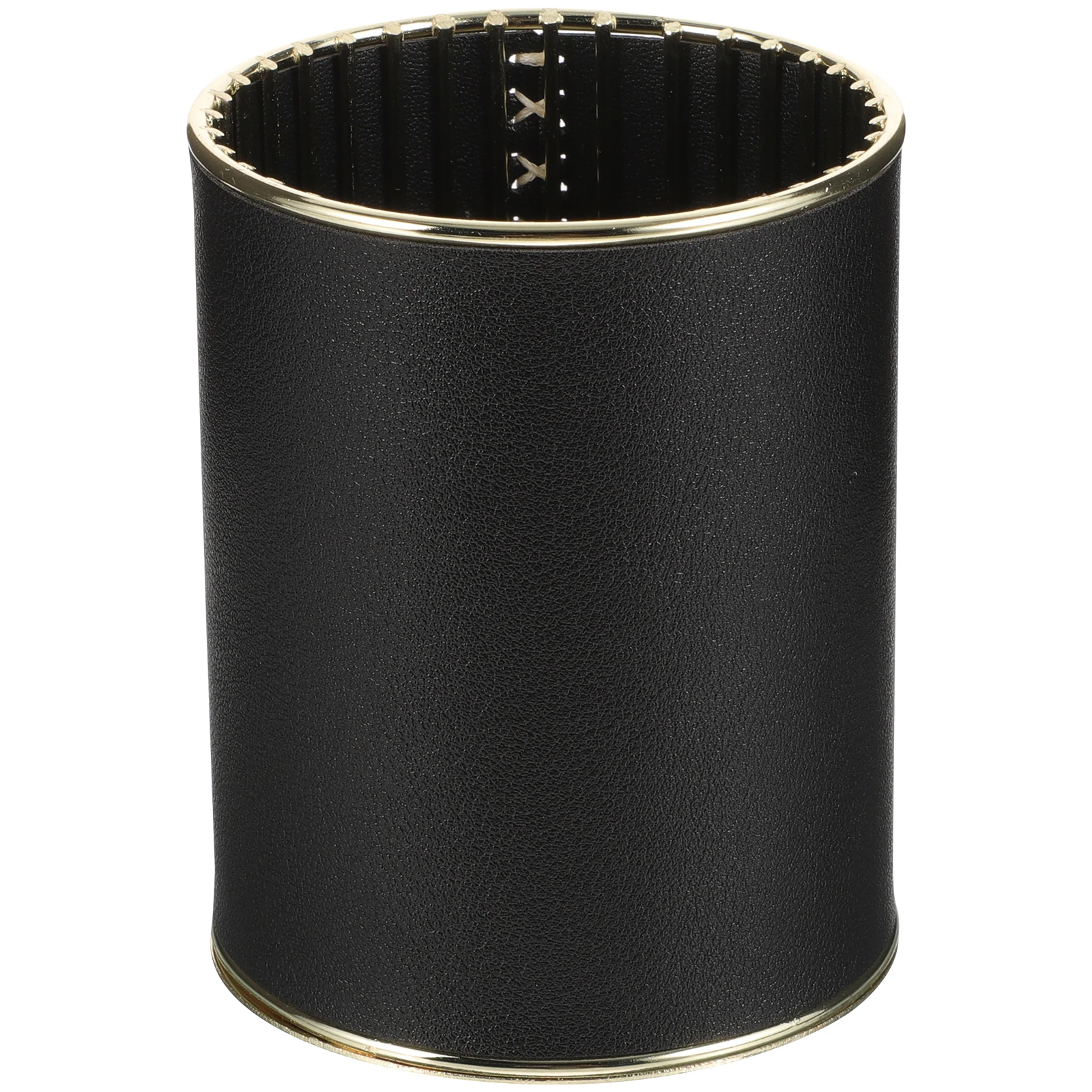 

Pen Holder Vintage Black Desk ganizer Sturdy Smooth Surface Multipurpose Pen Cup for Office