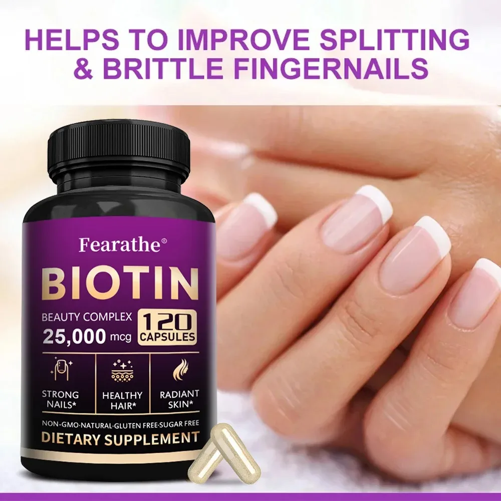 Biotin | Collagen | Keratin Supplement - Hair Growth Support, Skin & Nails, Antioxidant, Increase Skin Elasticity