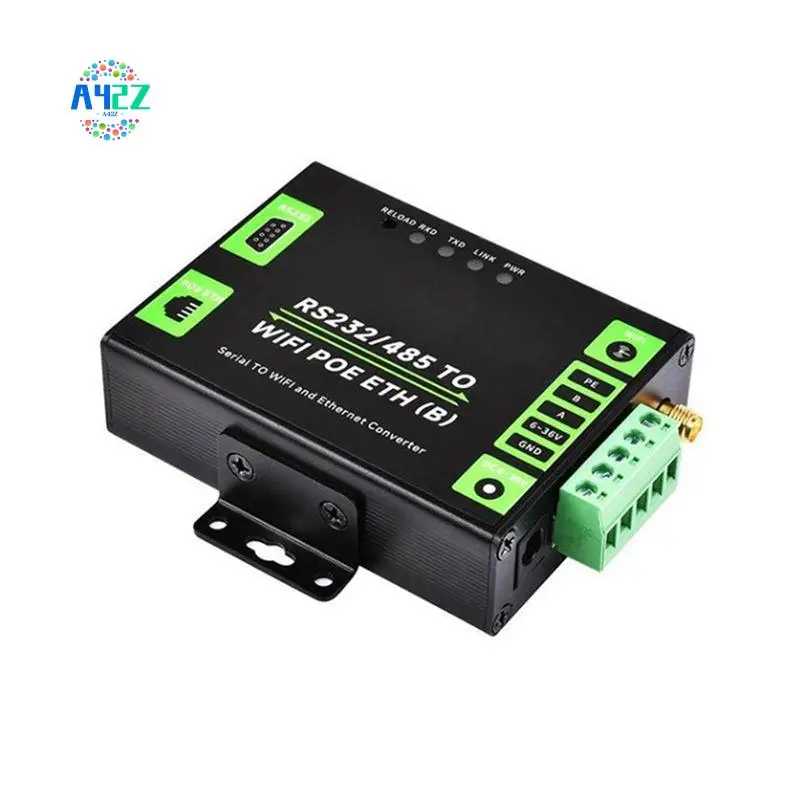 A42Z-Industrial Grade Serial Server RS232/485 To Wifi And Ethernet Modbus Gateway, MQTT Gateway