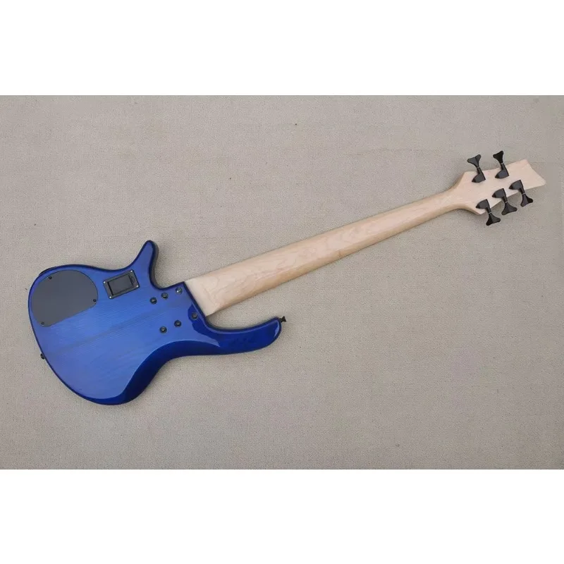 Flyoung Blue 5 Strings Instrument Electric Bass Guitar Bass Hot Selling Factory Price