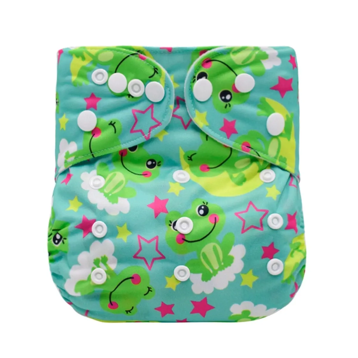 1PC Baby Cloth Diaper Hot Sale OS Pocket Washable&Reusable Absorbent Ecological Diaper Cover Adjustable Baby Nappy