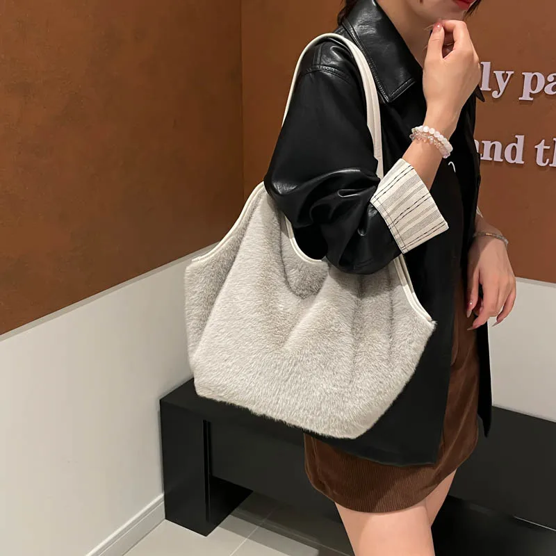 2025 خريف/شتاء جديد ليوبارد طباعة أفخم حمل حقيبة ركاب حقيبة عادية متعددة الاستخدامات سعة كبيرة الكتف حقيبة تحت الإبط 8815YM #2