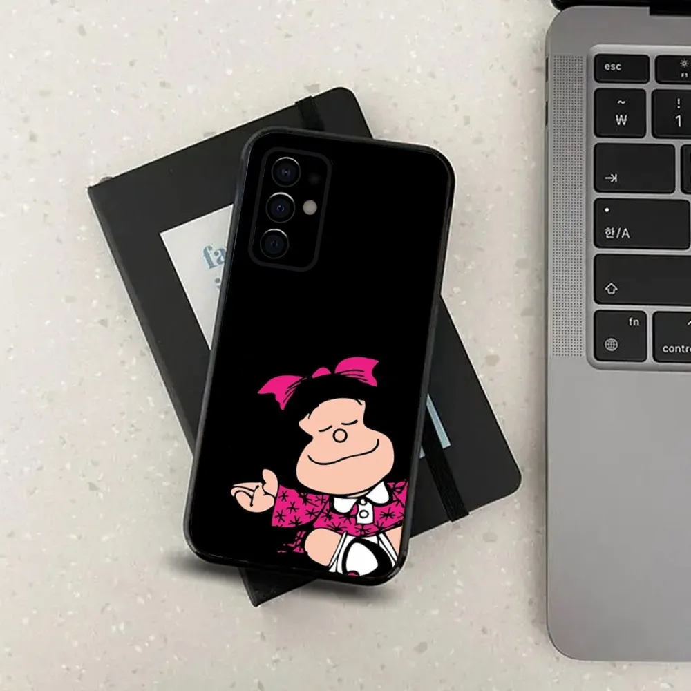 M-Mafalda Phone Case For Samsung Galaxy A13,A21s,A22,A31,A32,A52,A53,A71,A80,A91 Soft Black Cover