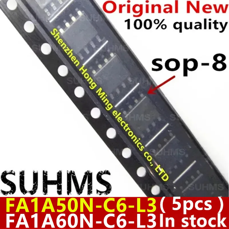 

(5piece)100% New 1A50 1A60 FA1A50N FA1A60N FA1A50N-C6-L3 FA1A60N-C6-L3 sop-8 Chipset