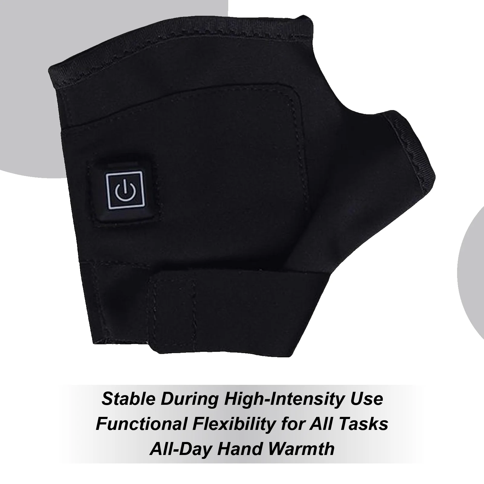 

Heated Gloves Windproof Waterproof Touchscreen Fingerless USB Heating Fingerless Gloves Hand Warmers For Men Women Youth Teens