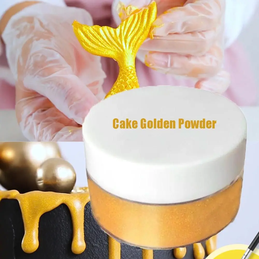 5g Cake Decorating Flash Glitter Golden Silver Powder Food Biscuit Baking Supplies Cake Tools