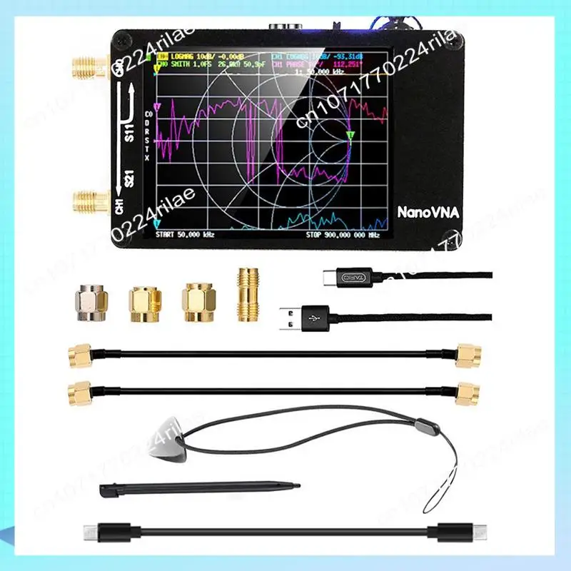 

A17Z 2023 Новый векторный анализатор сетевых антенн Nanovna-H 10 кГц-1,5 ГГц MF VHF UHF тестер спектра слота