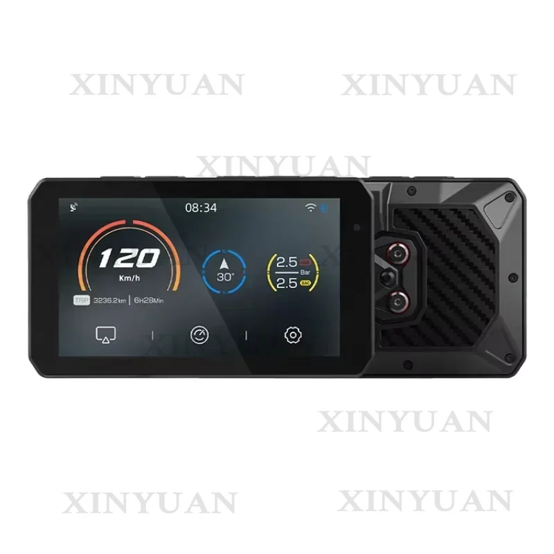 Dual Motorcycle Dash Cam: IP68 Waterproof 5G Driving Recorder – Hot Sale